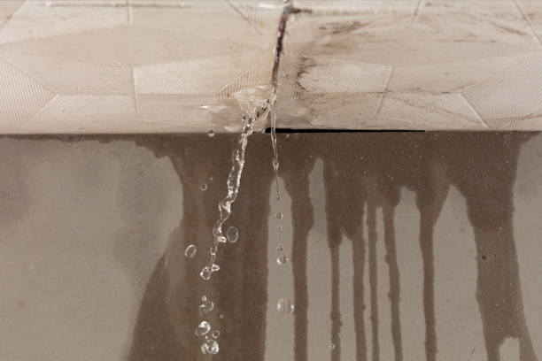Professional Flood Damage Cleanup technician working in Fowlerton, TX